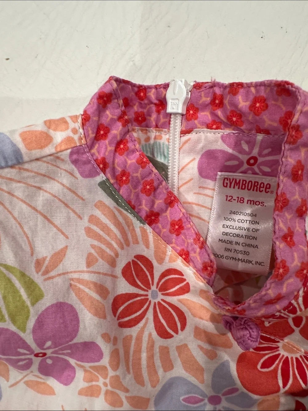 Gymboree Floral Girls Dress 12-18